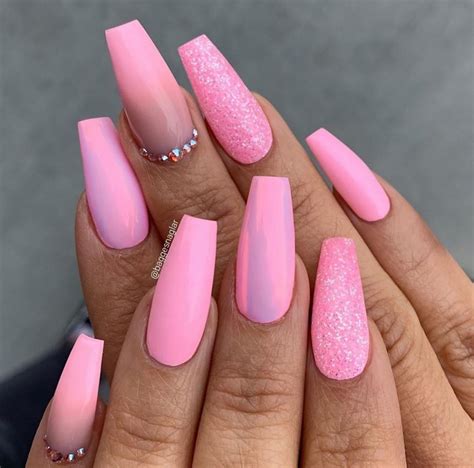 acrylic nails girly|cute girly acrylic nails.